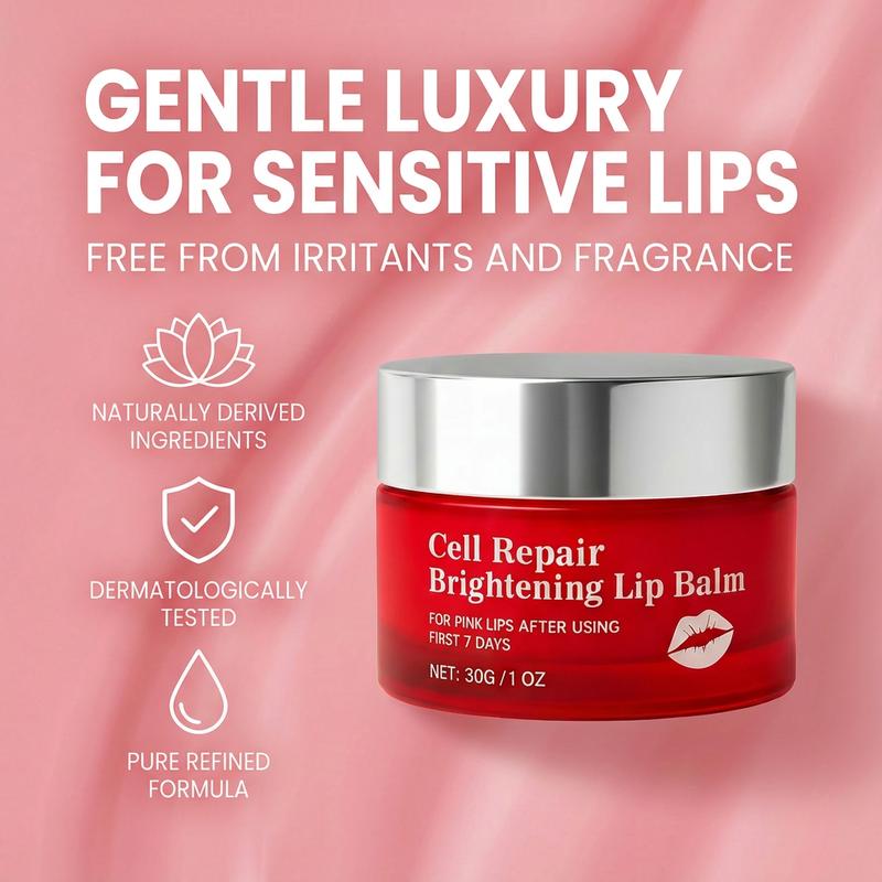 NovacaraX Lip Brightening Balm – Unisex Formula for Dark Lips, Smoker’s Lips & Pigmentation – Softening, Moisturizing & Long-Lasting Protection