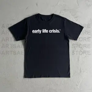 Nettspend Early Life Crisis Heavy Cotton Tee Shirt - Nettspend Early Life Crisis Tshirt