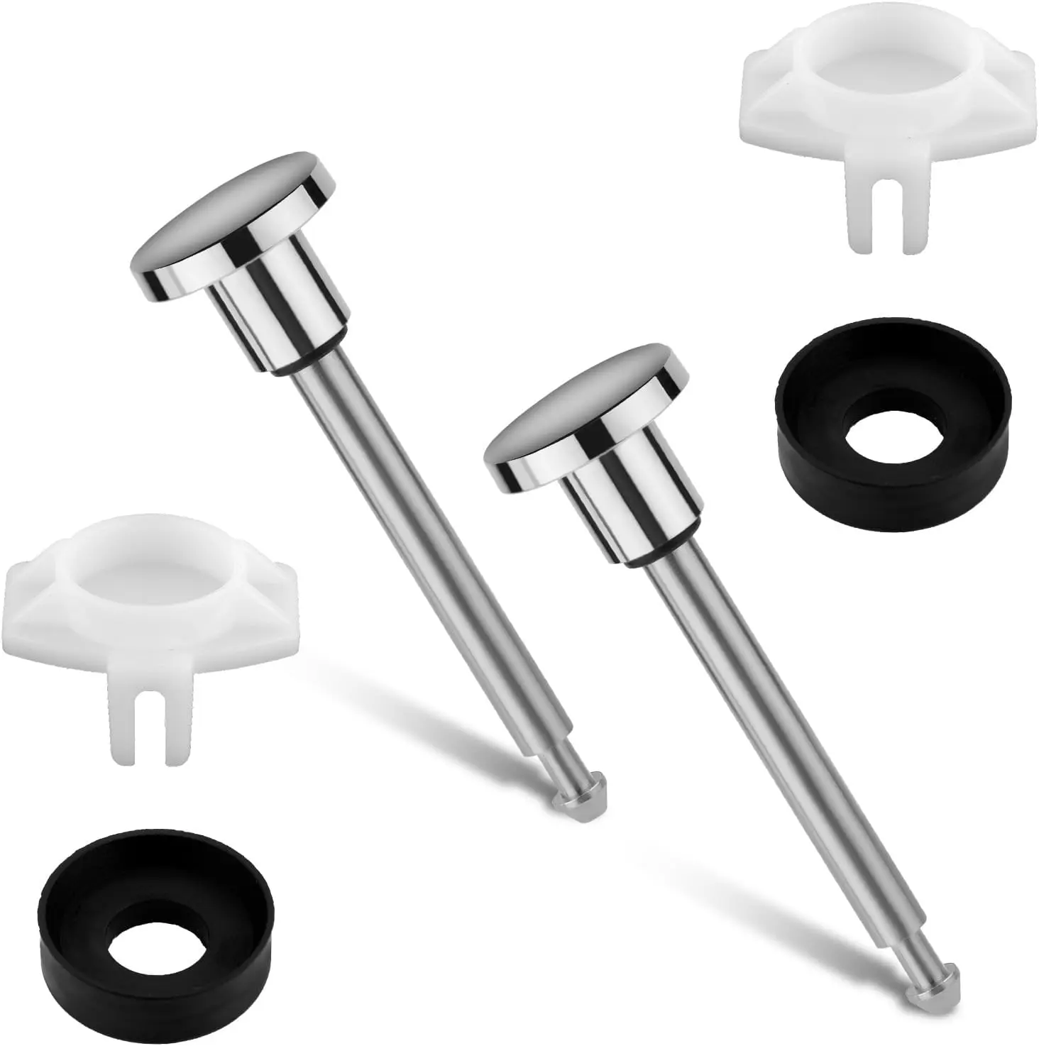 2pcs Tub Spout Diverter Repair Kit, Including 2 Diverter Valve Stems 2 Seals and Diverter Gates Shower Diverter Repair Kit Leaky Bathtub Faucet Repair Kit Bathtub Spout Repair Kit