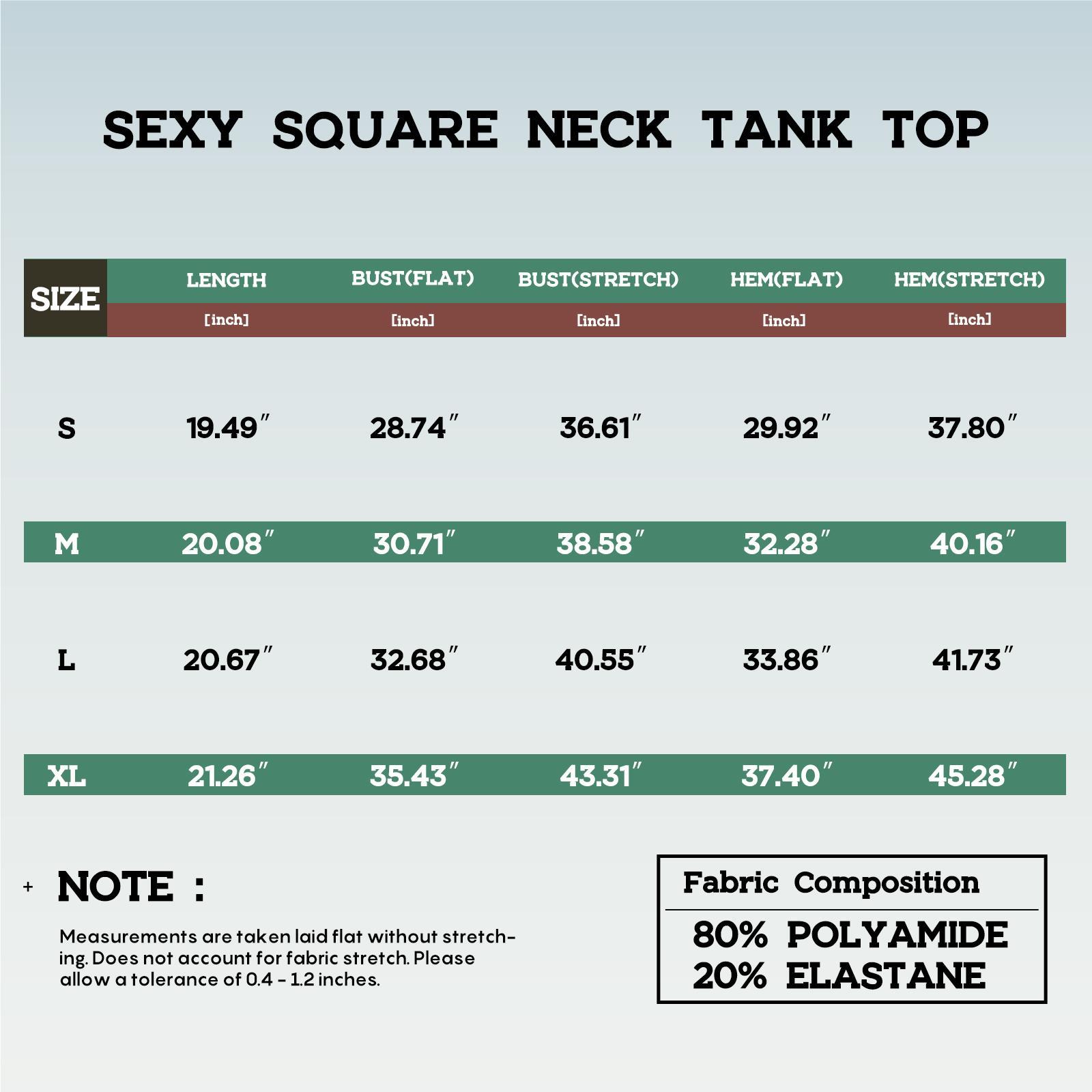 FAIABLE Tank Top for Women Square Neck Womens Tops Adjustable Spaghetti Straps Summer Y2K Going Out Sexy Basic Sleeveless Slim Fit Stretchy 3 Pack Camisole