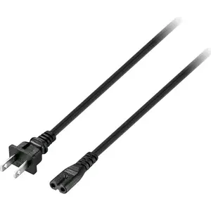 AC Power Cord Compatible for XboxOne S X Series X/S PS5 PS4 PS3 4 Slim PSP PSV Supply Replacement 3 ft 2-Pack High-Quality 2-Slot 18 AWG x 2C 125V 10A