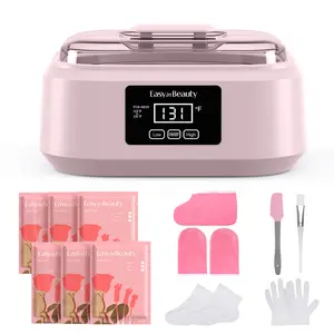EasyinBeauty 3000ml Digital Cosmetic Body Care Paraffin Wax Machine Kit - Touch Screen Wax Bath for Hands, Ft, Elbows, Ankles, 6 Packs, Dry Skin Moisturizing Spa Treatment