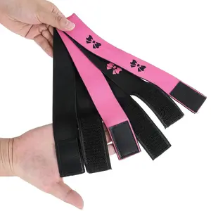 3 count Elastic Wig Bands for Lace Frontal -Adjustable, Melting Band for Laying Edges Elastic Bands for Wig Grip, No-Slip Headband Wig Holding Band(Butterfly)