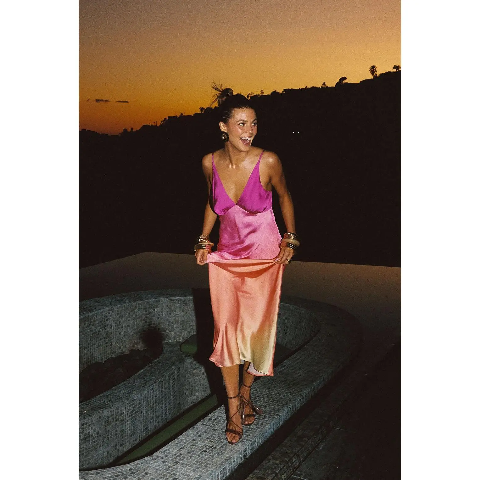 Women's Mirabella Pink Satin Sorbet Maxi Dress, Maxi Length, Satin Material, Casual Style - TikTok Shop Women's Mirabella Pink Satin Sorbet Maxi Dress, Maxi Length, Satin Material, Casual Style - TikTok Shop