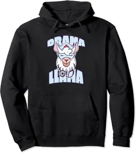 Llama Alpaca Animal Lama Glama No Drama Llama Pullover Hoodie - Williamze Shop 70B0C7PDGBQ7