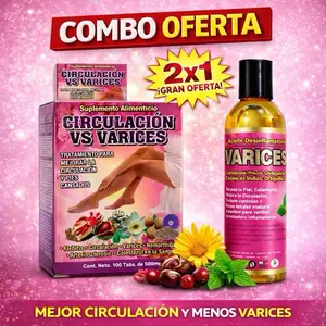 COMBO OFERTA de las Varices | Un Aceite y Pastilla
