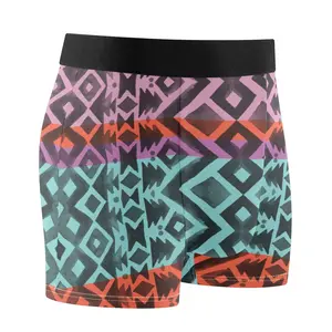 Men's Underwear Boxer Briefs Aztec Tribal Mexican Seamless Pattern Underwear