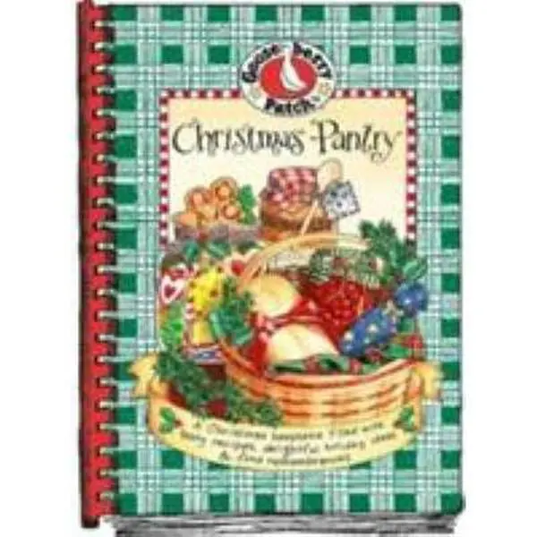Used Christmas Pantry Cookbook by Gooseberry Patch - Plastic Comb Binding, Soft Cover, 1.1 lb, English, for Family & Friends, with Festive Decorating Ideas