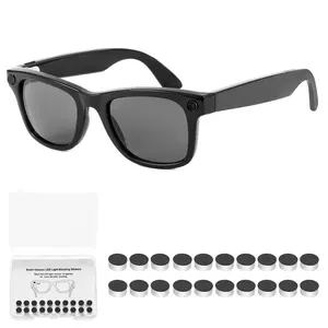 20Pcs Smart Glasses LED Blackout Stickers, Low-Tack Restickable Light Blocking Covers, Privacy Protection Accessories