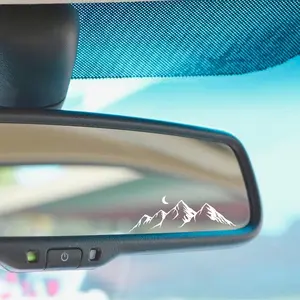 Starlight Mini Sticker Fantasy Book Lover Car Mirror Decal Cute Reader Vinyl Sticker Rearview Mirror Accessory Trendy Gift