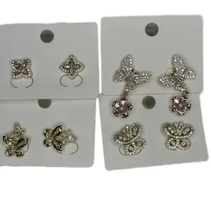 Live claim gold plated earrings