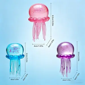 Jelly Texture Squishy Ball, Soft Gel Filled Stress Relief Toy, Stretchy Elastic Fidget for Anxiety, Calming Sensory Toy Gift for All Ages