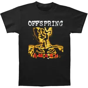 Vintage The Offspring Smash S-5XL Black T-shirt, Offspring Inspired Tee, Adult And Youth Tee, Gift for Him or Her