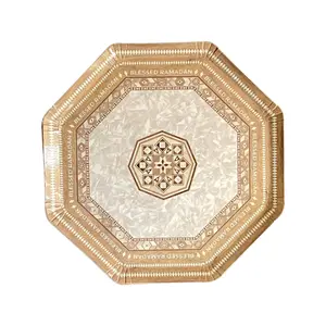 Damascus Mother of Pearl  Ramadan Dessert Plate