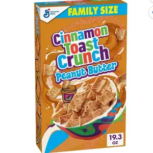Cinnamon Toast Crunch Peanut Butter Flavored Cere - 1 box 19.3 oz Cinnamon Toast Crunch Peanut Butter Flavored Cere - 1 box 19.3 oz