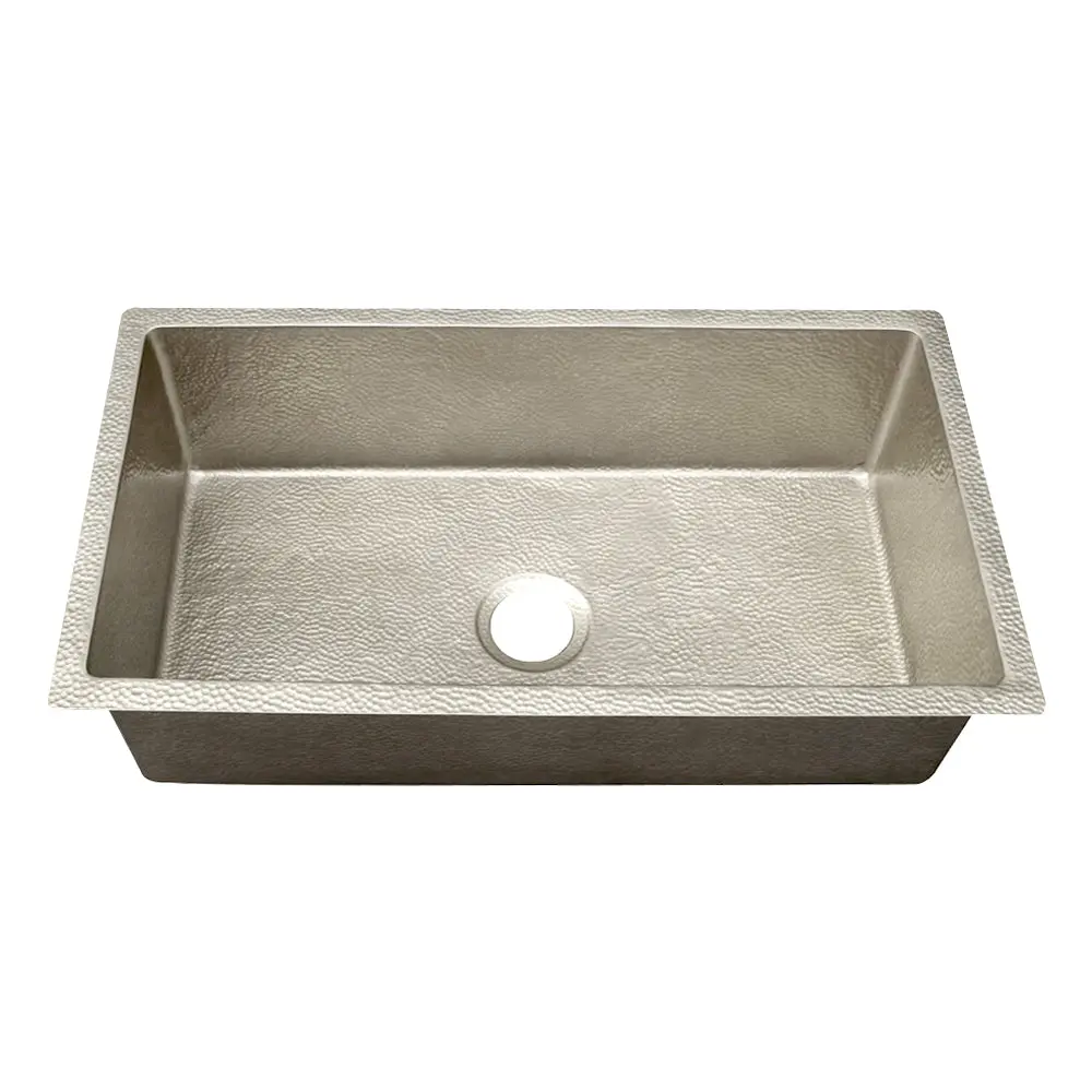 Akicon Custom Handmade Solid Copper Undermount Kitchen Sink