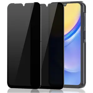 for Samsung Galaxy A15 5G Privacy Screen Protector, Upgraded Anti-Spy 9H Tempered Glass Screen Protector for Galaxy A15 5G, 2-Pack