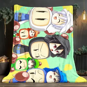 Super Bomberman Cute Theme Soft and comfortable home blankets, small throw blankets, nap blankets, perfect Christmas gifts for friends and besties. Super soft heat-pressed blankets. Y251212095