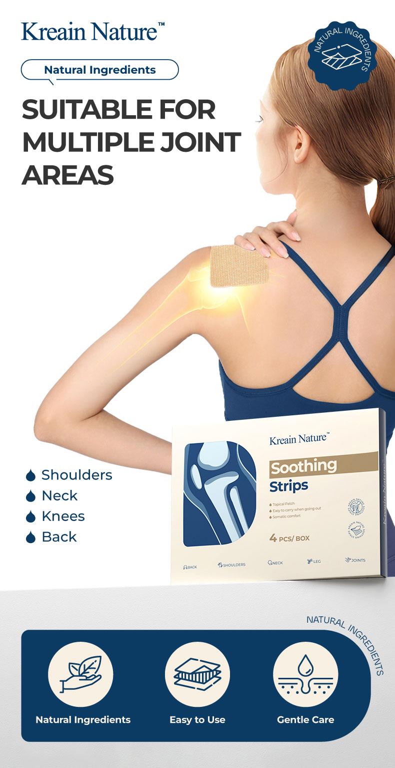 Kreain Nature 1 Soothing Strips Joint Patch Apply on Shoulders Arms Knees Perfect for Sports Workouts & Daily Comfort dealsforyoudays Kreain Nature 1 Soothing Strips Joint Patch Apply on Shoulders Arms Knees Perfect for Sports Workouts & Daily Comfort dealsforyoudays