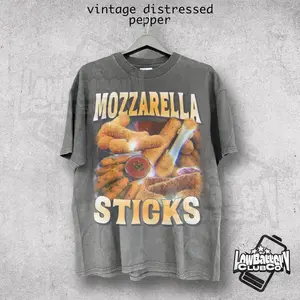 Mozzarella Sticks Shirt, Funny Foodie Meme Tee, Comfort Colors Snack Lover T-Shirt