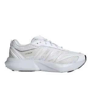 adidas Womens Lightblaze Glow Lace Up Sneakers Shoes Casual - White