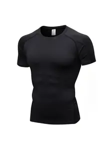 Men's Short Sleeve Sports T-Shirt, Fitness Running Top, Quick-Dry Sporty Base Layer, Gym T Shirts, Comfortable Athletic Wear for Gym and Outdoor Activities