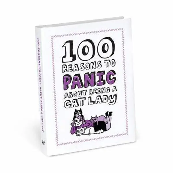 USED Book - Knock Knock 100 Reason to Panic About Being A Cat Lady (50032) by Knock Knock (Hardcover) - english