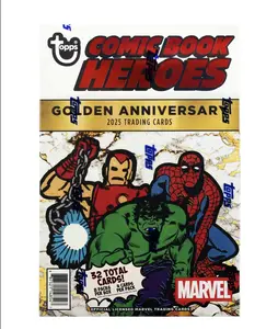*NEW* 2025 Topps Marvel Comic Book Heroes 1975 Golden Anniversary Hobby Box