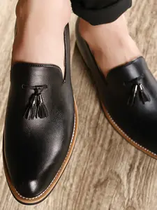 Men's Fashionable Pointed Toe Tassel Decorated Dress Shoes, Casual Comfortable Loafers for Daily Wear, Business Style Shoes for Party, Daily Clothing Decor, Boy