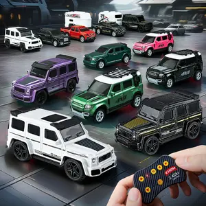 1:64 Off-Road Remote Control Car, Directional Control Forward Backward with Lights, Suitable for Ages 6+, Perfect Birthday Gift, Remote Control Truck