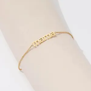 Mama Bracelets, Mother’s Day Gift, Gold Filled Bracelet, Stacking Bracelet, Water Resistant and Sweat Proof Jewelry, Gift for Her