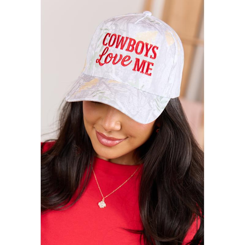 Cowboys Love Me Trucker Hat