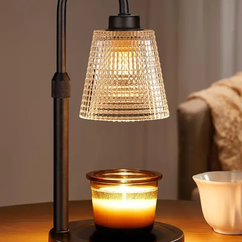 Candle Warmer Lamp with Timer Home Decor Birthday Gifts for Women Dimmable Candle Warmer for Jar Candles, Height Adjustable Wax Warmer,Halloween Decorations House Warming Gifts New Home