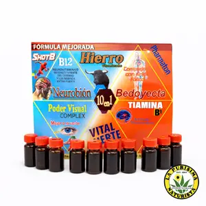 Vital Fuerte Complejo B con Hierro 10 Microbotellas de 15 mL