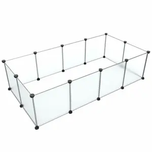 Durable Portable Pet Playpen Puppy Dog Fences Gate Indoor Outdoor Fence Exercise