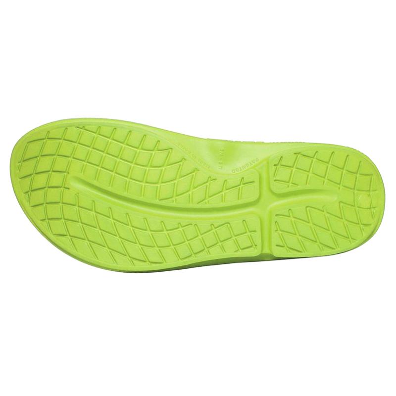 OOFOS Womens Ooriginal Thong Flip Flop Casual Sandals Casual Low Heel 1-2" - Green