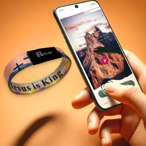 Christian Daily Bible Verse Bracelet For Men and Women - Daily Audio Bible Verse Bracelet | NFC Bracelet | Motivational Bracelets| Easter Gift