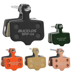 BUCKLOS Professional Bike Brake Pads: Semi-Metallic/Ceramic Compound for Sram Avid Elixir & Level Series, Heavy Duty Braking Power for Mountain & Road Bike, Anti-Squeal & Weatherproof
