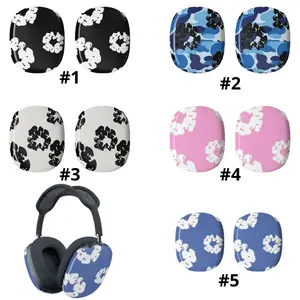 Monochrome Floral Pods AirPod Max Cases, More Colors Floral Headphone Covers