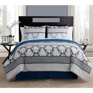 VCNY Beckham 8-Piece Bed in a Bag - Queen