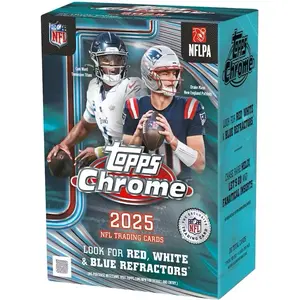 Topps Chrome NFL 2025 Value box