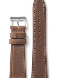 Premium Brown Leather Watch Strap