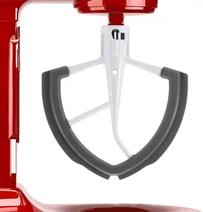 Flex Edge Beater for  Professional 600 Bowl-Lift Stand Mixer KP26M1X Series, 6 Quart Flat Beater Paddle with Flexible  Edges Bowl Scraper.