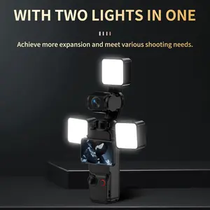 Desiontal Dji Pocket3 Light, Magnetic Lighting Accessory, Portable Quick-Release Lamp, Vlog Shooting Tool, Does Not Affect Gimbal Rotation
