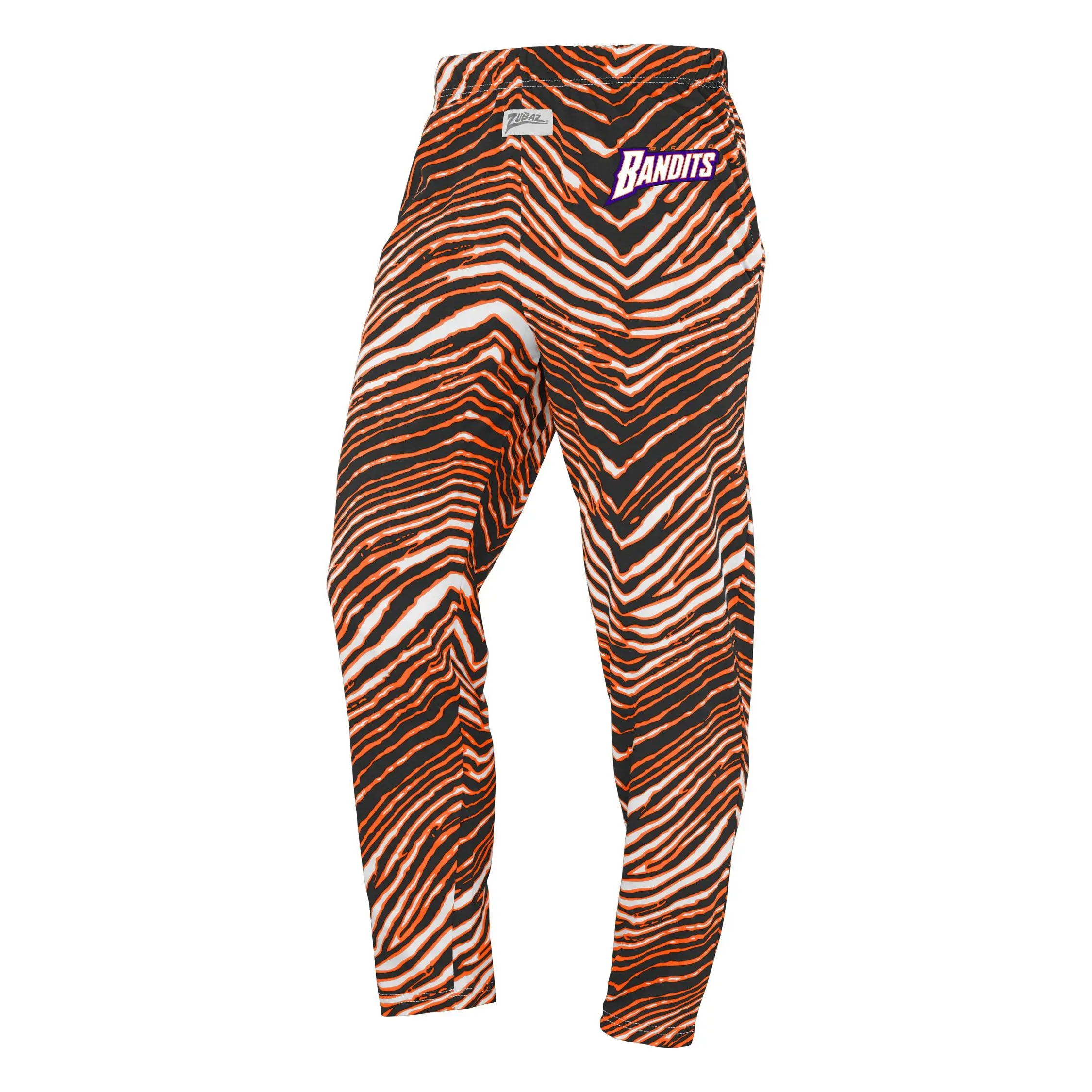 Zubaz NLL Buffalo Bandits Youth Unisex 3 Color Zebra Z88 Pants