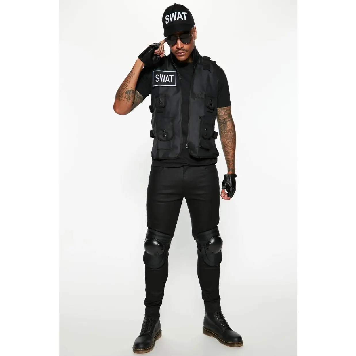 Elite SWAT Boss 4-Piece Costume Set
