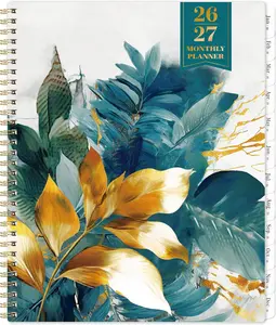 2026–2027 Monthly Planner | 2 Year Calendar | Jan 2026–Dec 2027 | 9x11 Planner | Tabs, Spiral, Pocket, Holidays, Notes