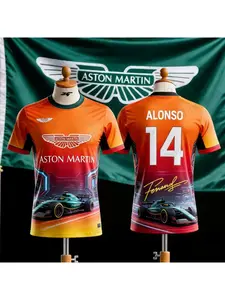 Aston Martin 2026 T-Shirt Fernando Alonso No. 14 T Shirt Spanish Racers Team Racing Quick Drying Classic Retro Edition Jersey