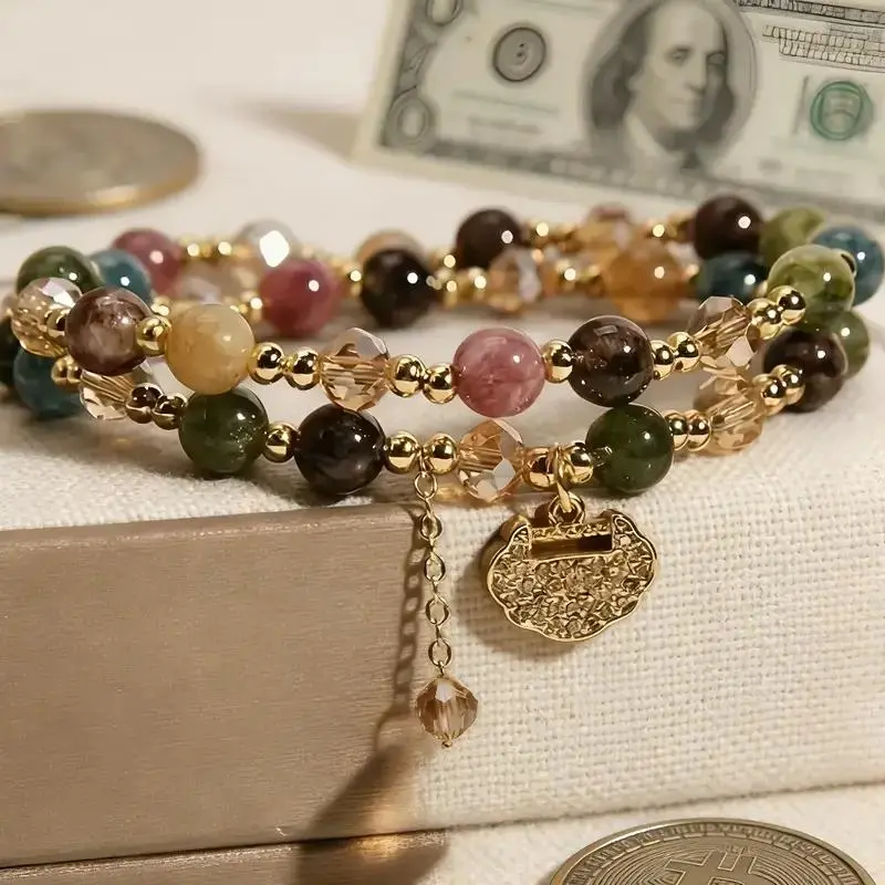 Positive energy natural gemstone bracelet