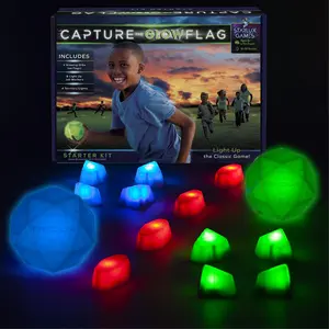 Starlux Games  Starter Set for Glowing Capture the Flag, Family Fun Game, Party Table Game